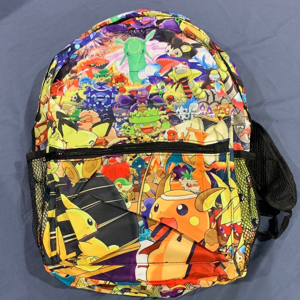 Pokémon Graphic Backpack w/lunch bag & pencilcase NWOT
